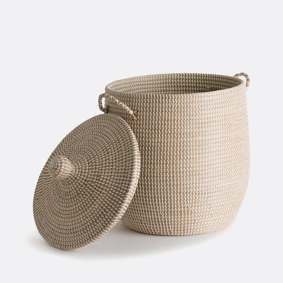 Natala 58cm High Woven Basket with Lid – image 3