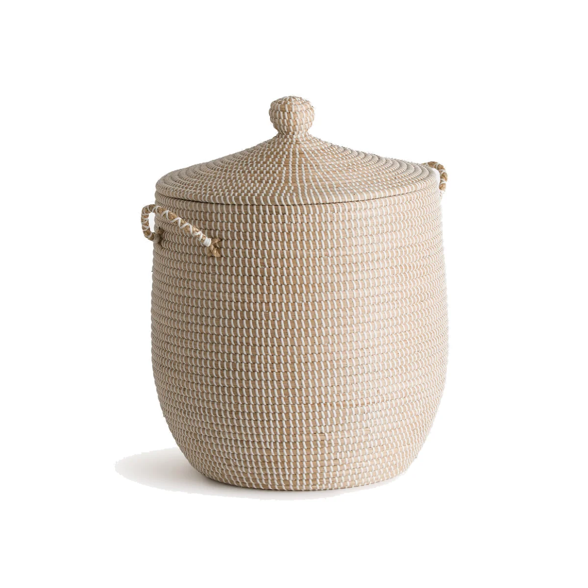 Natala 58cm High Woven Basket with Lid – image 1