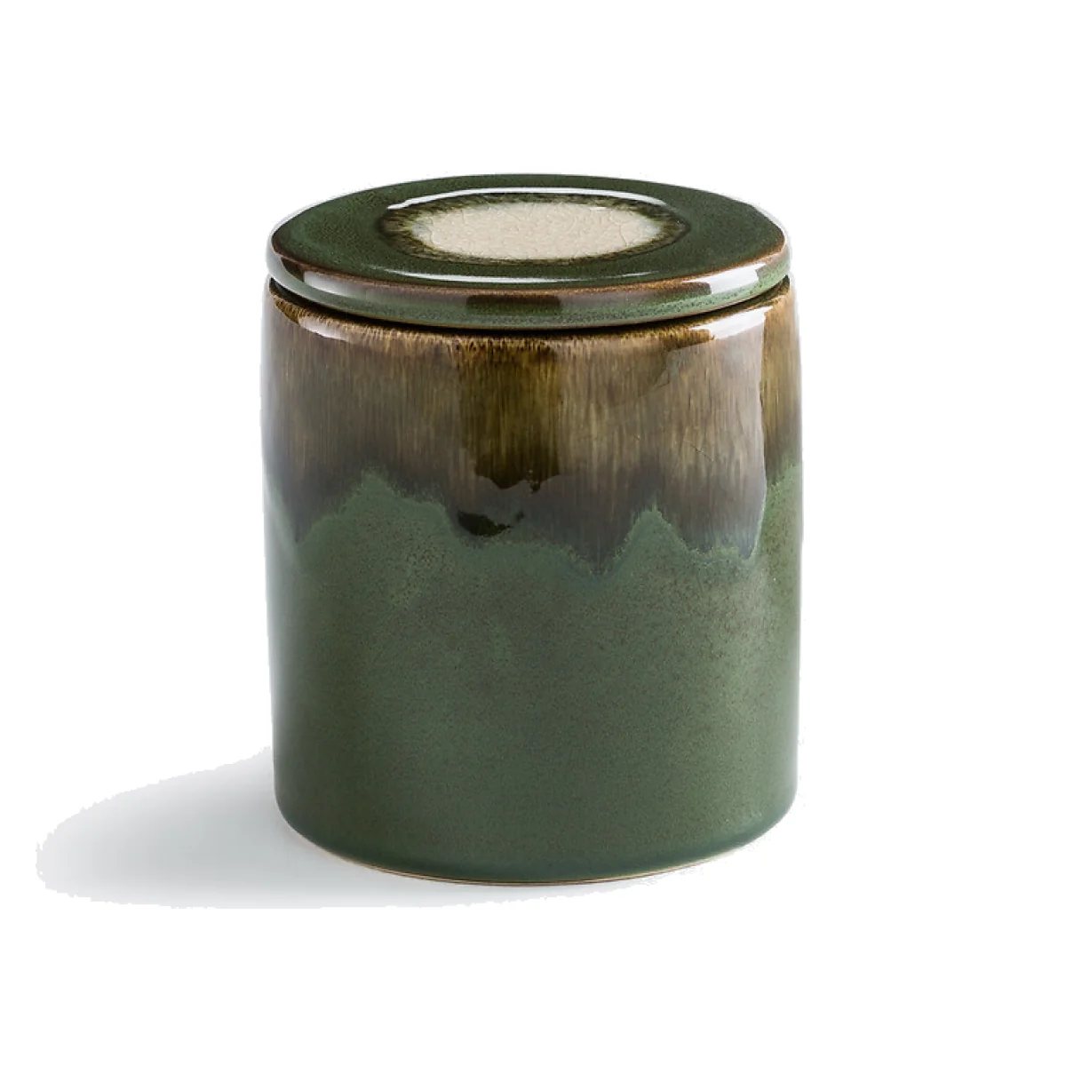 Orya Ceramic Storage Box, Height 12cm – image 1