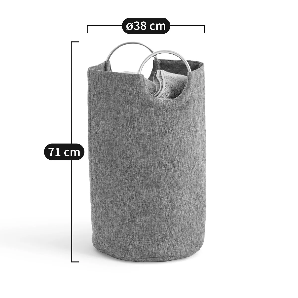 Louison Fabric Laundry Basket – image 4