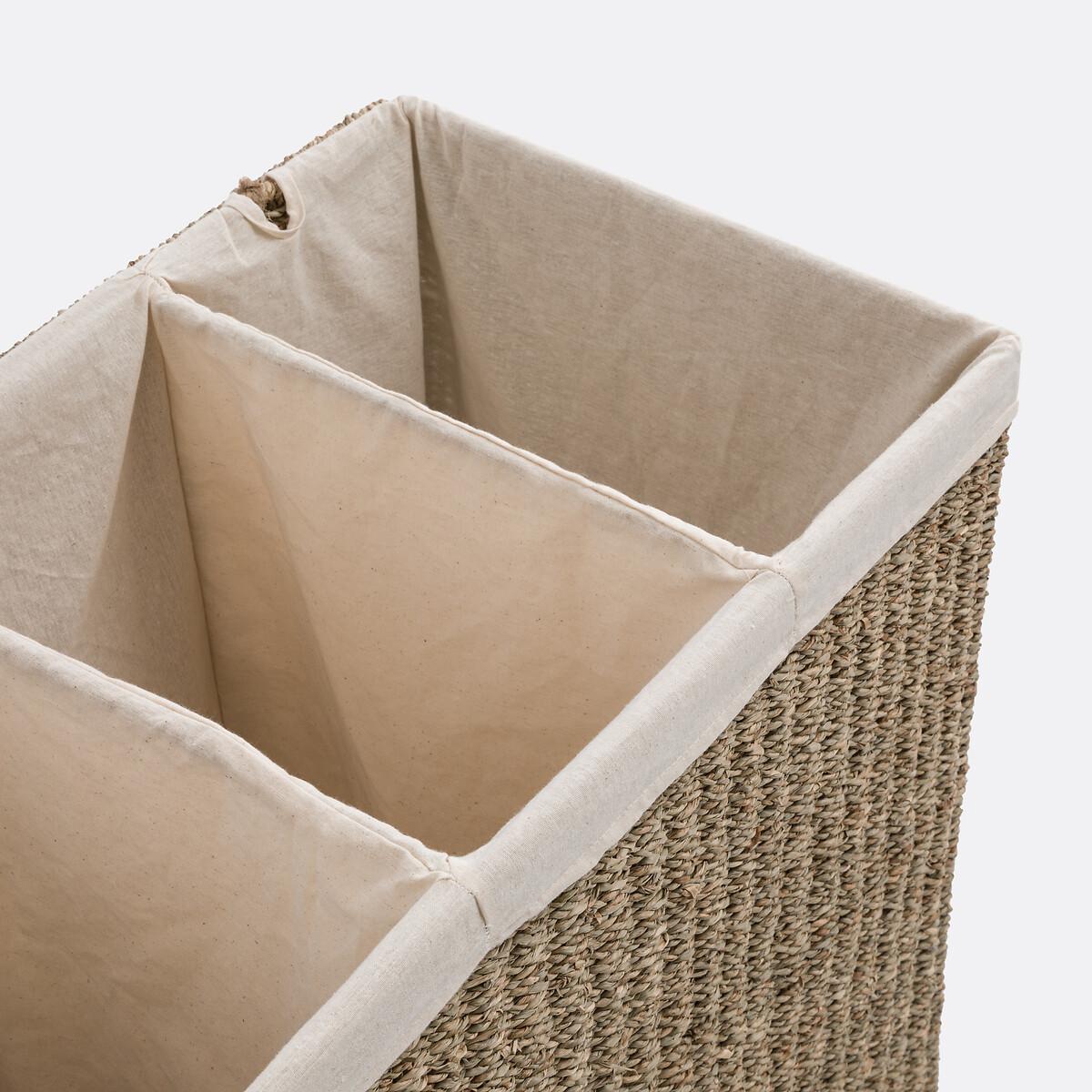 Azuro Triple Compartment Laundry Basket – image 2