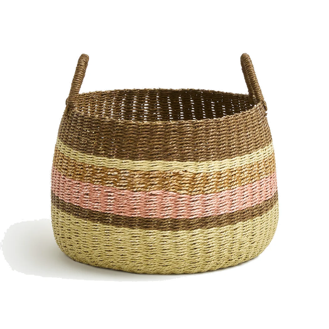 Vaya Paper Rope Ball-Shaped Storage Basket