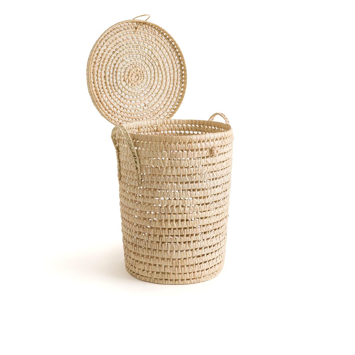 Ghada Palm Leaf Laundry Basket – image 2
