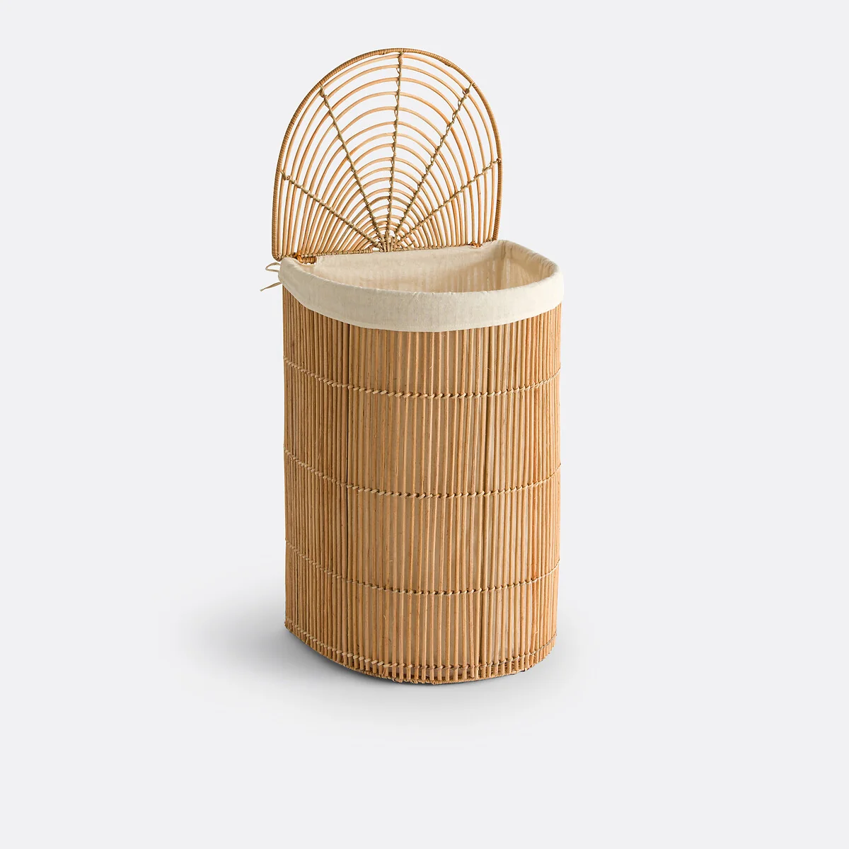 Rotuni Openwork Rattan Laundry Basket – image 3