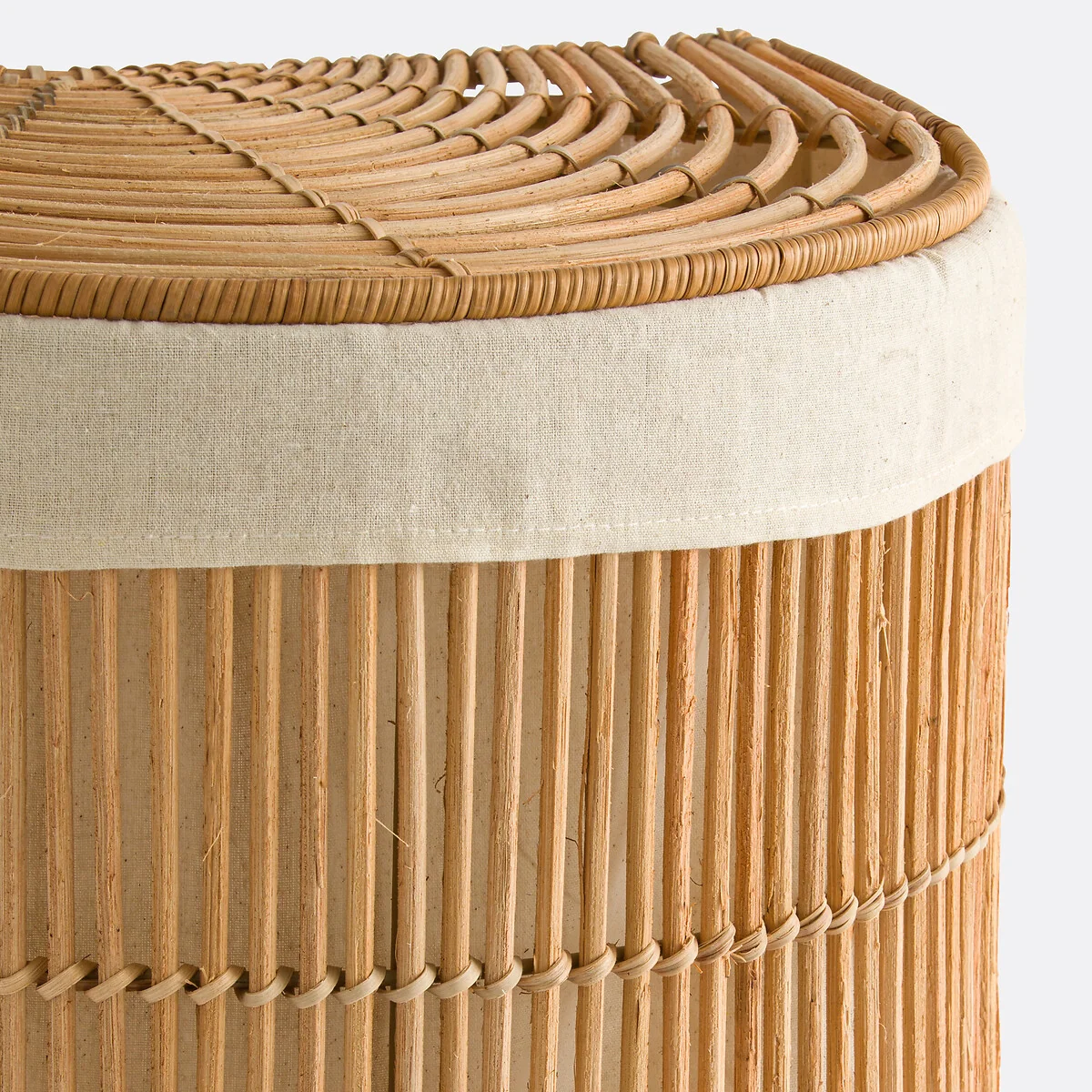 Rotuni Openwork Rattan Laundry Basket – image 4