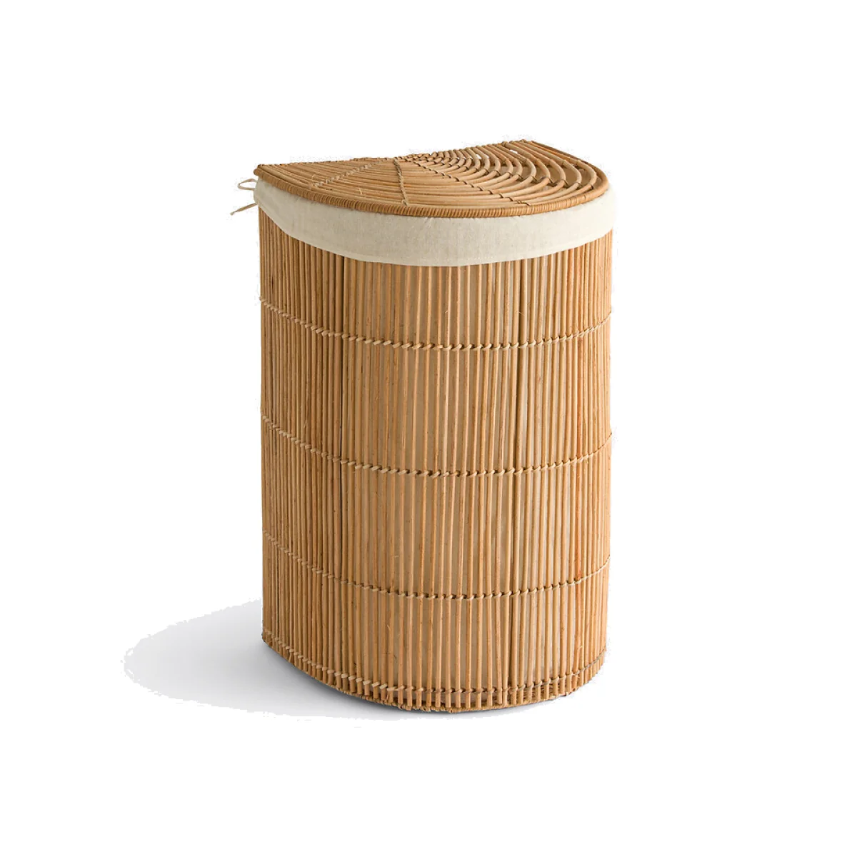 Rotuni Openwork Rattan Laundry Basket – image 1