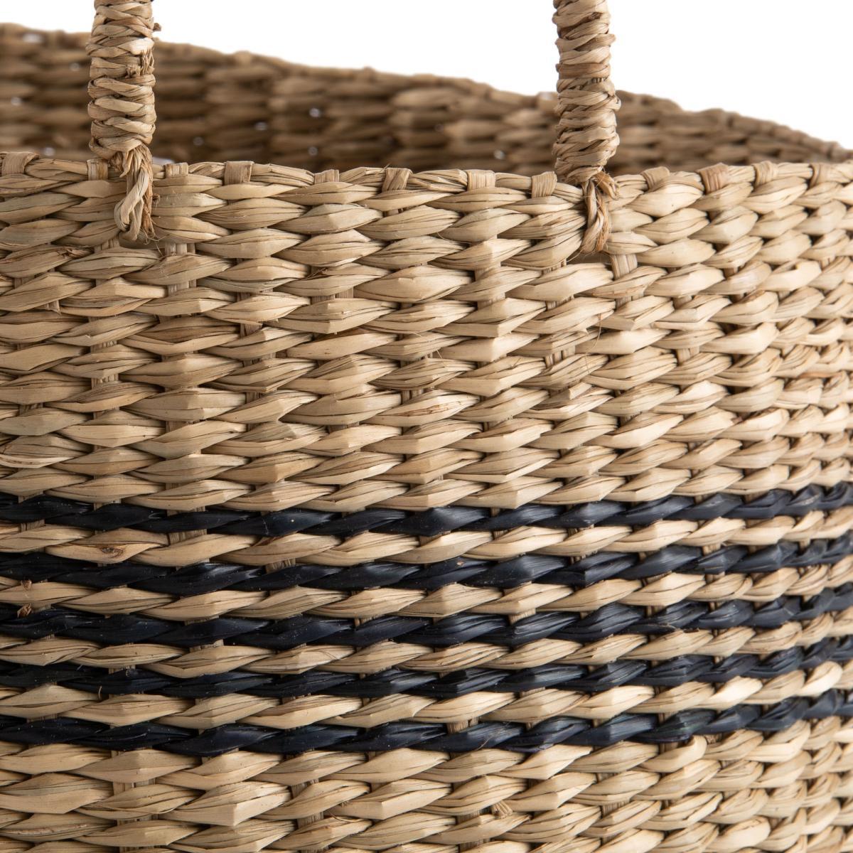 Keita Round Woven Seagrass Basket – image 2