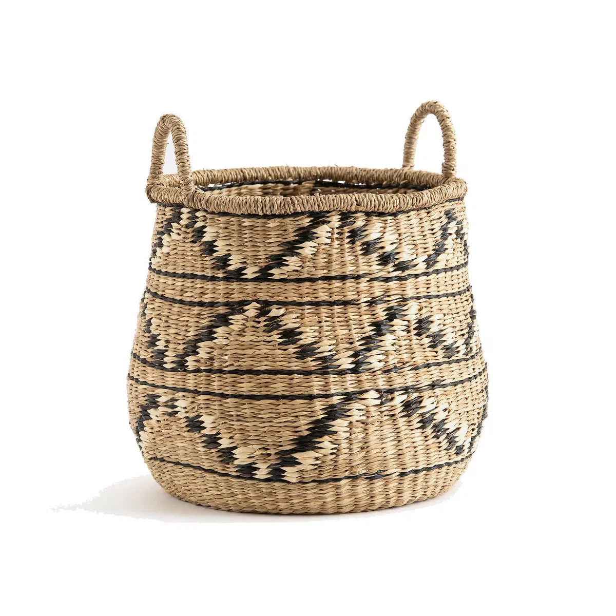 Zac Round Woven Seagrass Basket – image 1