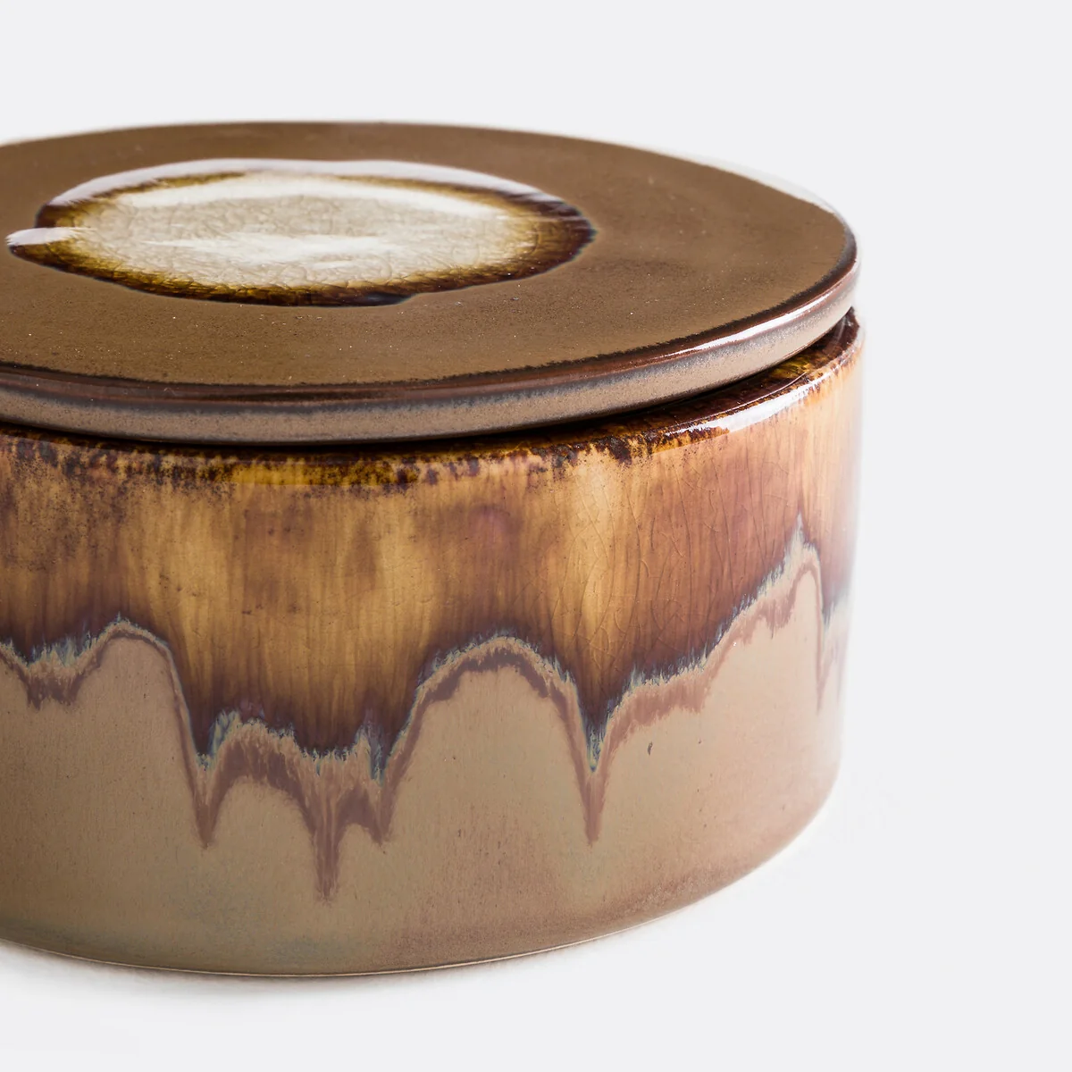 Orya Ceramic Storage Box, Height 8cm – image 3