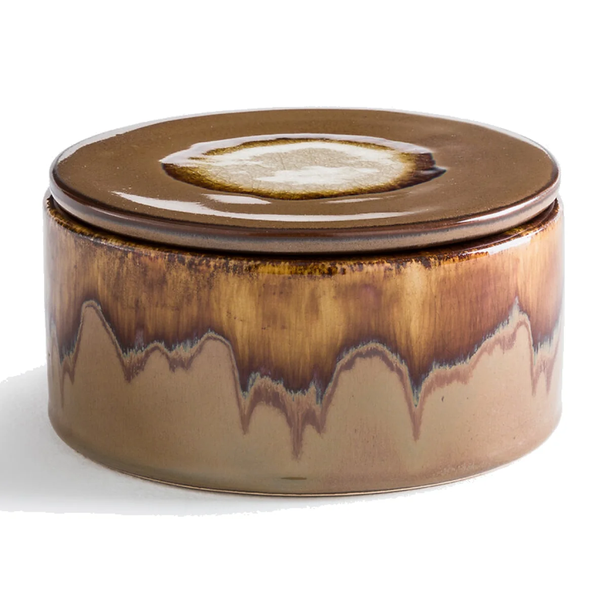 Orya Ceramic Storage Box, Height 8cm – image 1