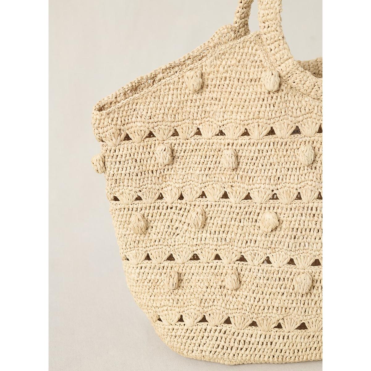 Basket in Raffia SOLEIL – image 5