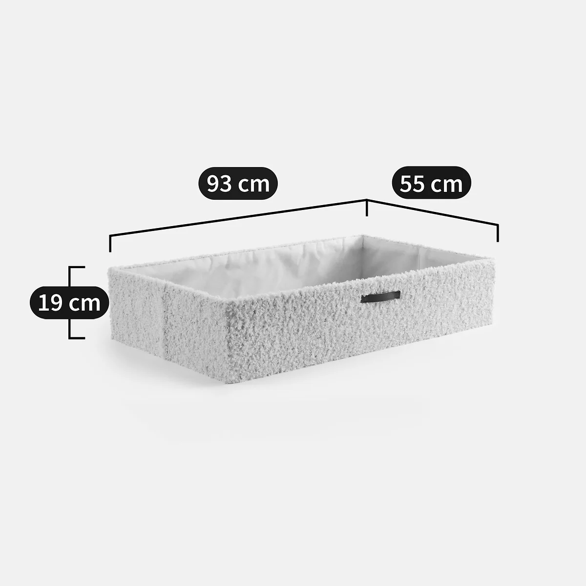 Foldable Fleece Storage Basket, Boklio – image 3