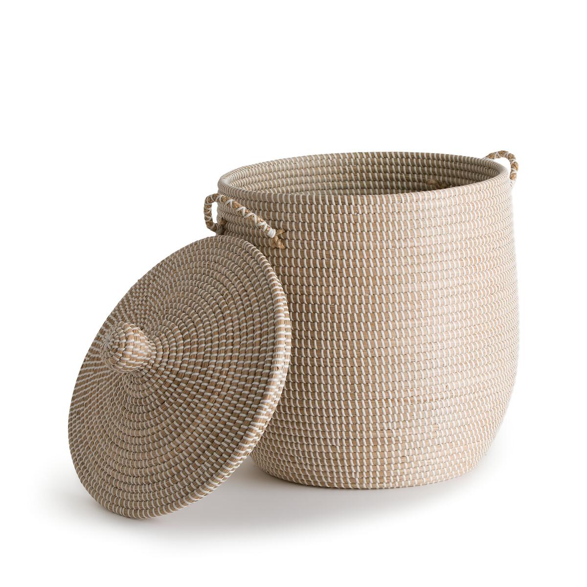 Natala 58cm High Woven Basket with Lid – image 2