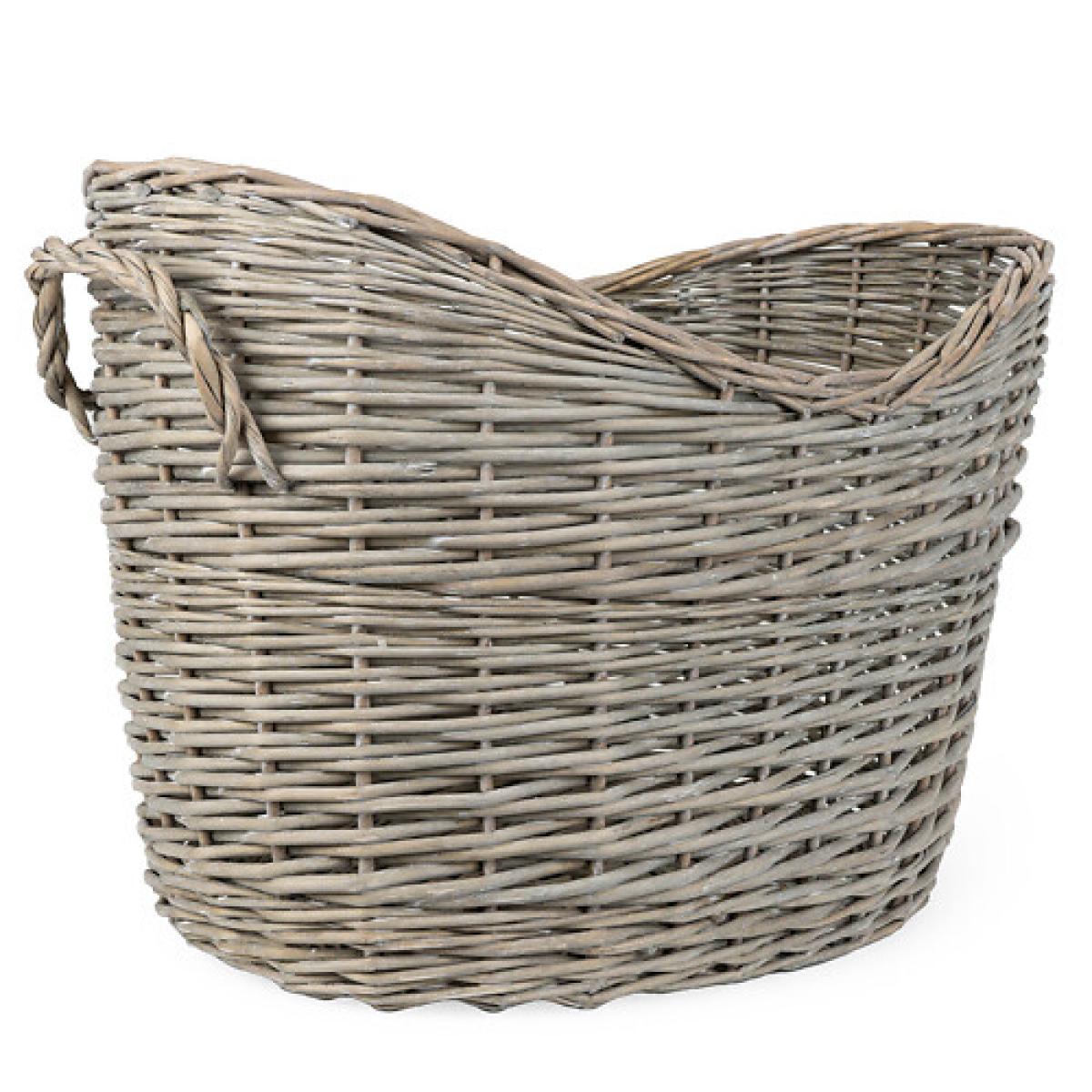 Oval Scoop Log Basket – image 2