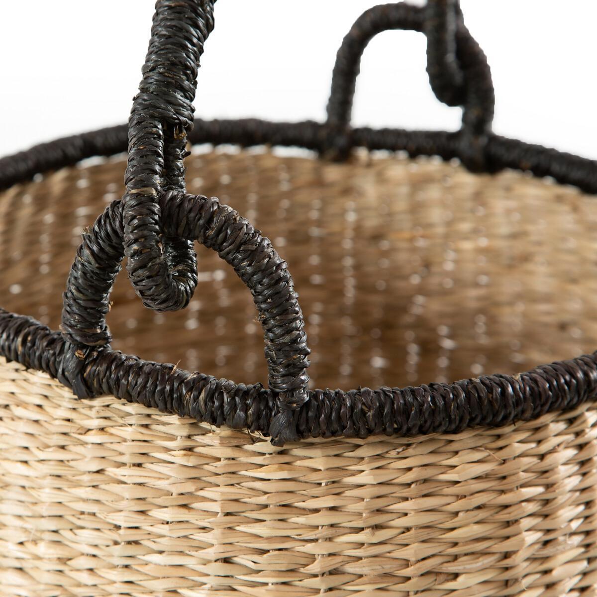 Zac Round Bell Basket in Woven Seagrass – image 2