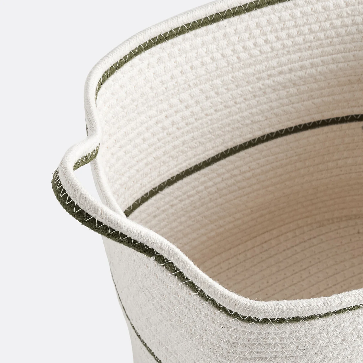 Set of 3 Kesia Rectangular Baskets in Cotton – image 3