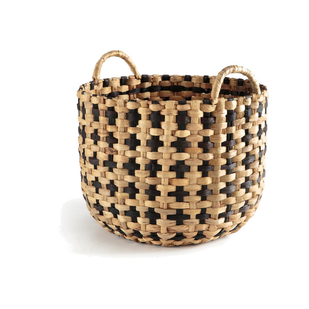 Karlata Basket in Woven Water Hyacinth – image 1
