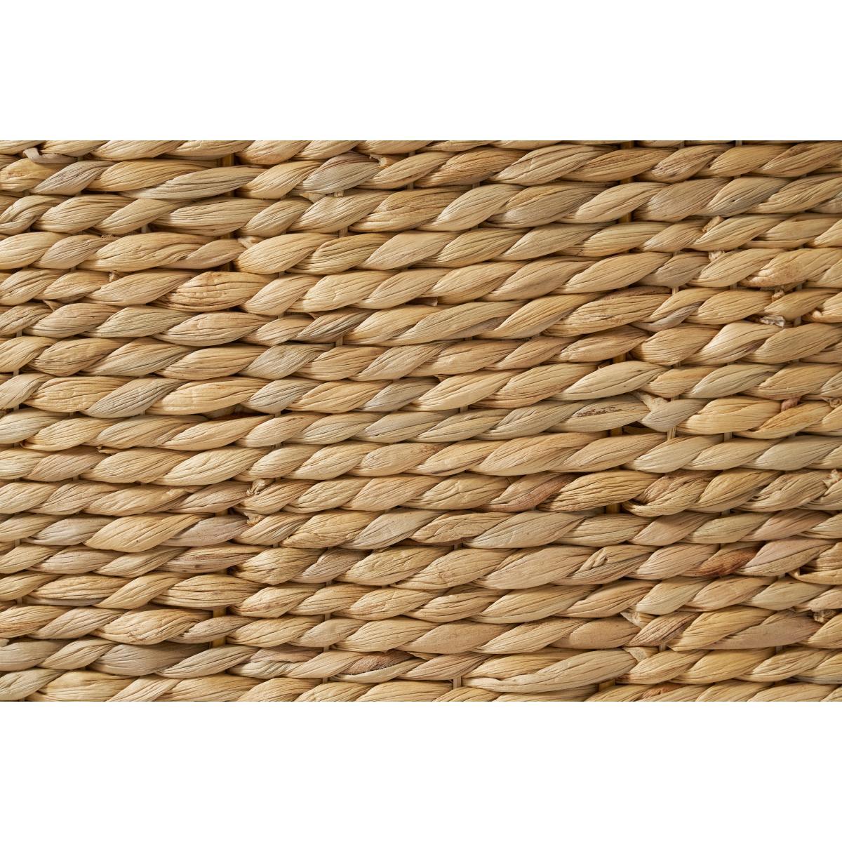 Dae Water Hyacinth 2-Section Laundry Cart, Natural – image 8