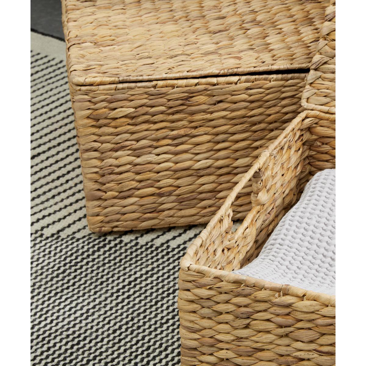 Dae Set of 2 Underbed Water Hyacinth Storage Trunks, Multi – image 4