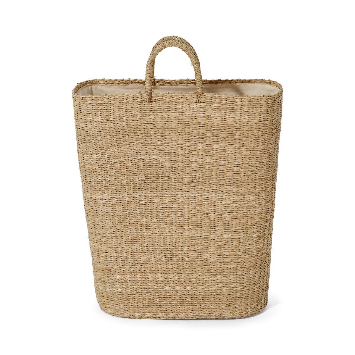 Zain Laundry Basket, Natural Woven Seagrass  – image 2