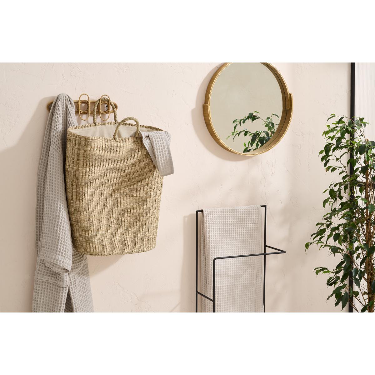 Zain Laundry Basket, Natural Woven Seagrass  – image 4