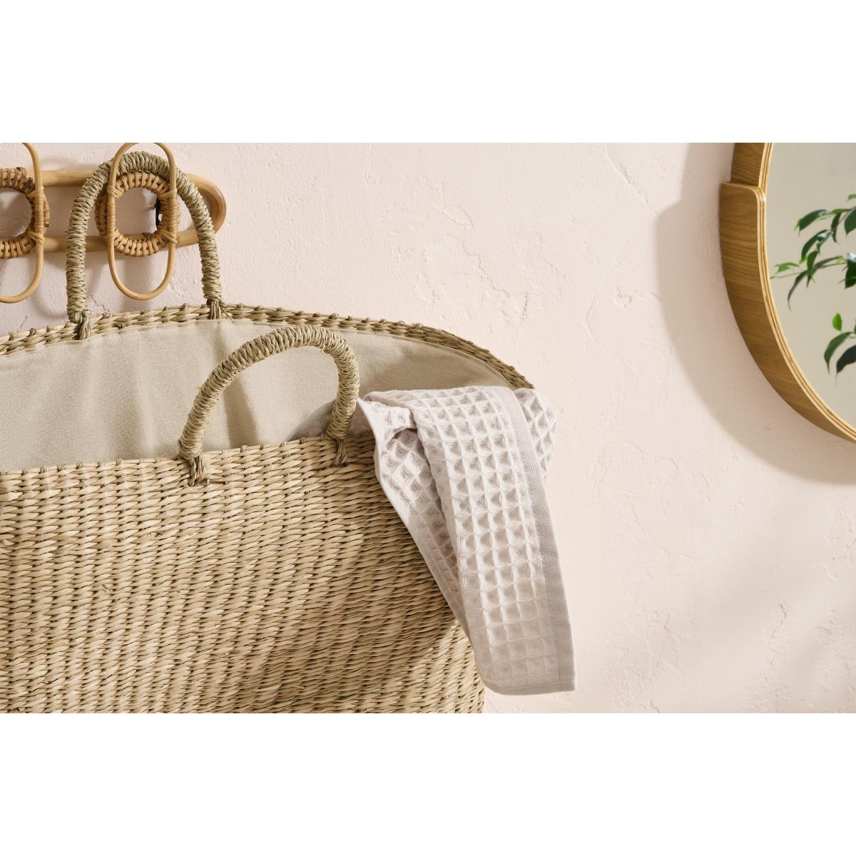Zain Laundry Basket, Natural Woven Seagrass  – image 5