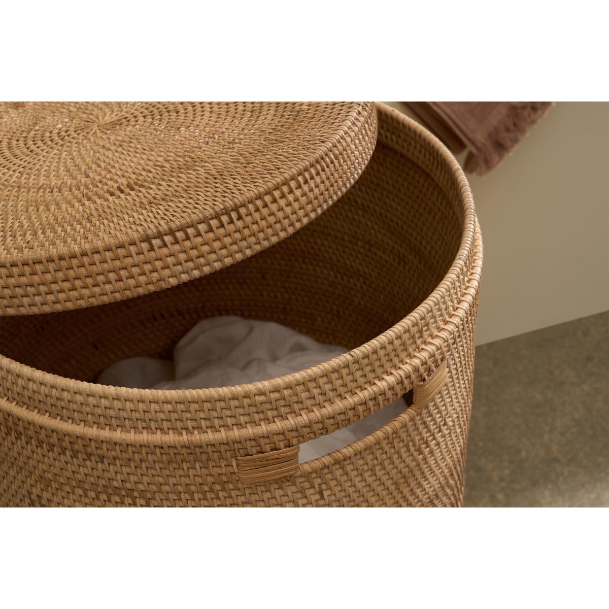 Lovise Shape Laundry Basket, XL, Natural Rattan – image 4