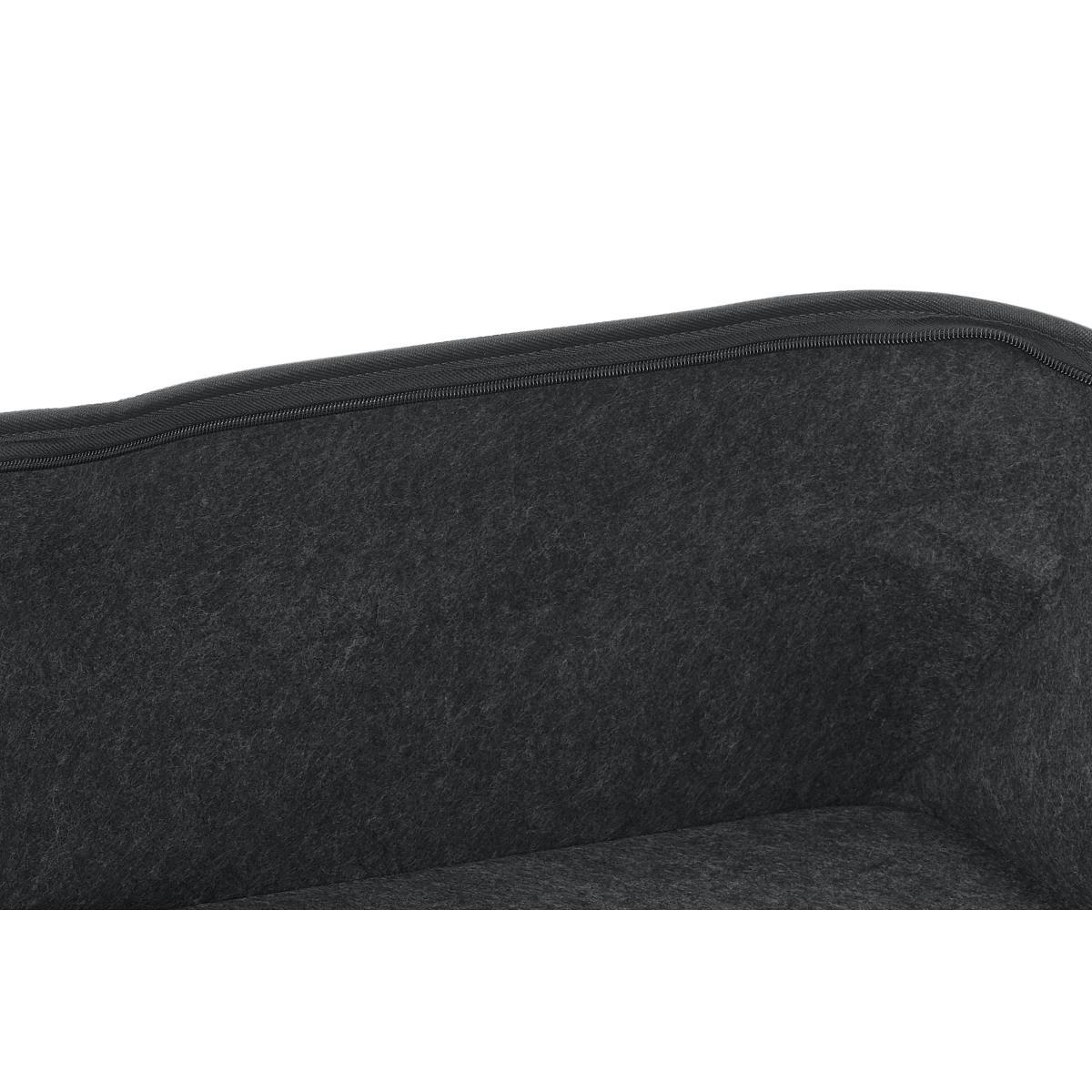 Bask Set of 2 Underbed Felt Storage Trunks, Charcoal – image 6