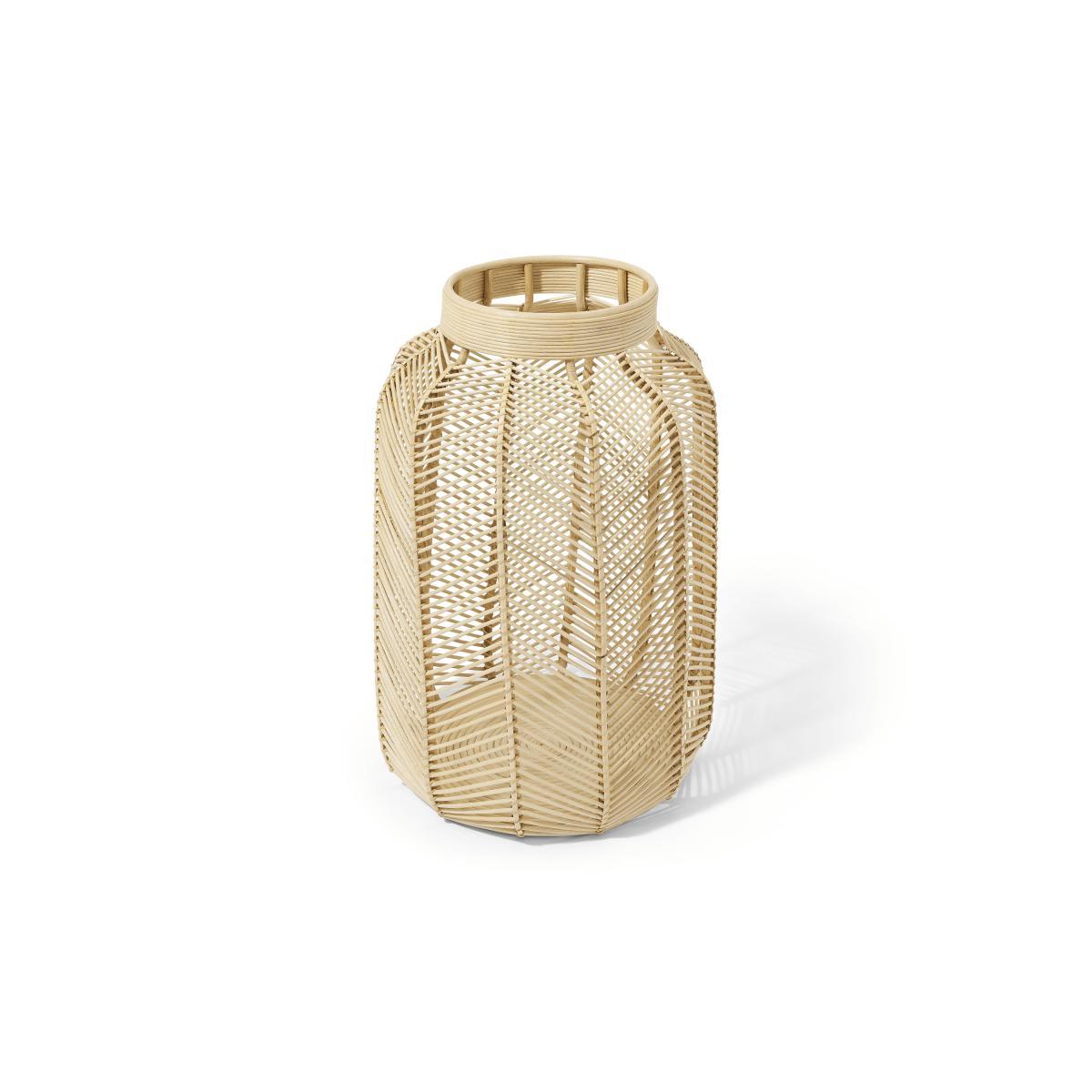 Kojo Chevron Laundry Basket, Natural – image 2