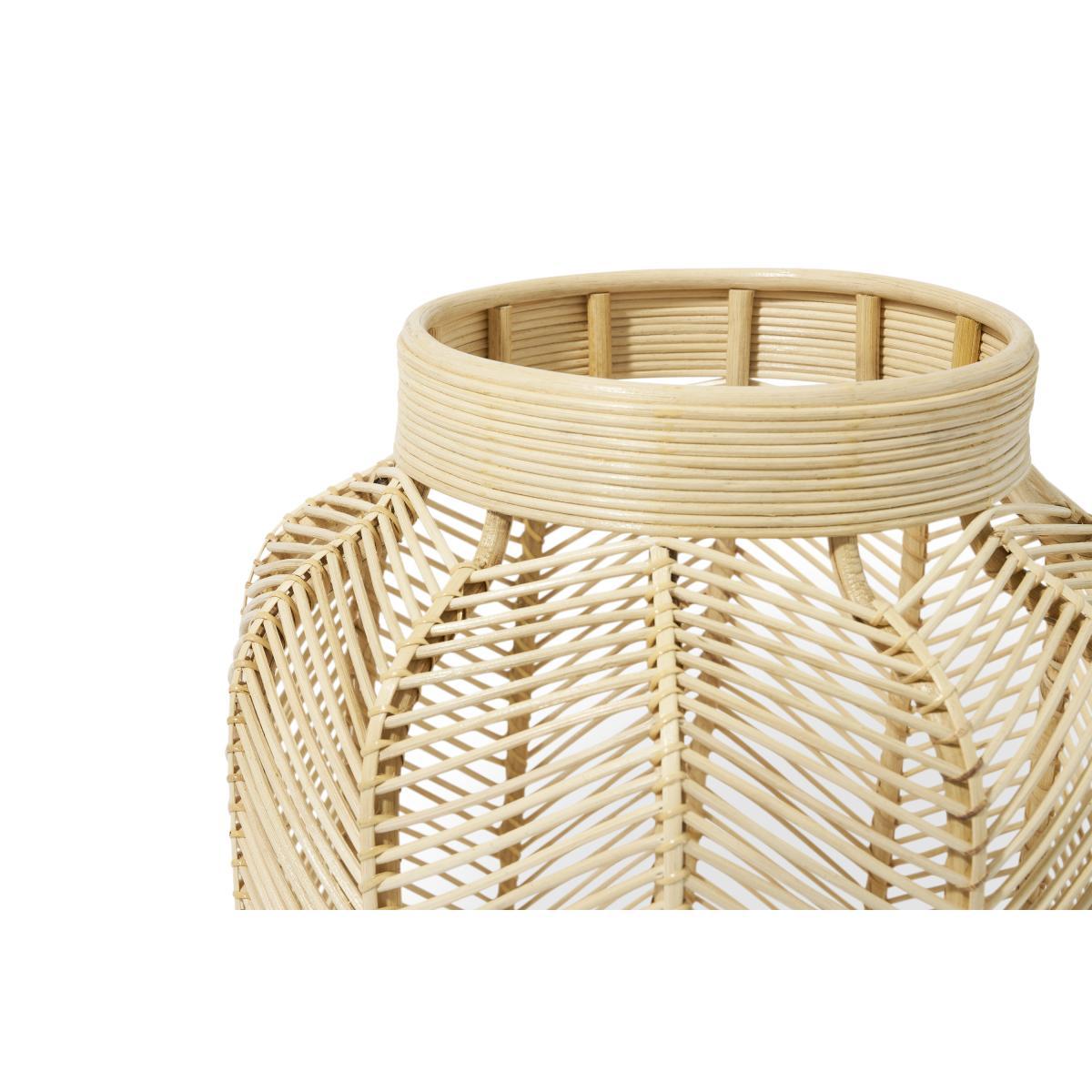 Kojo Chevron Laundry Basket, Natural – image 5