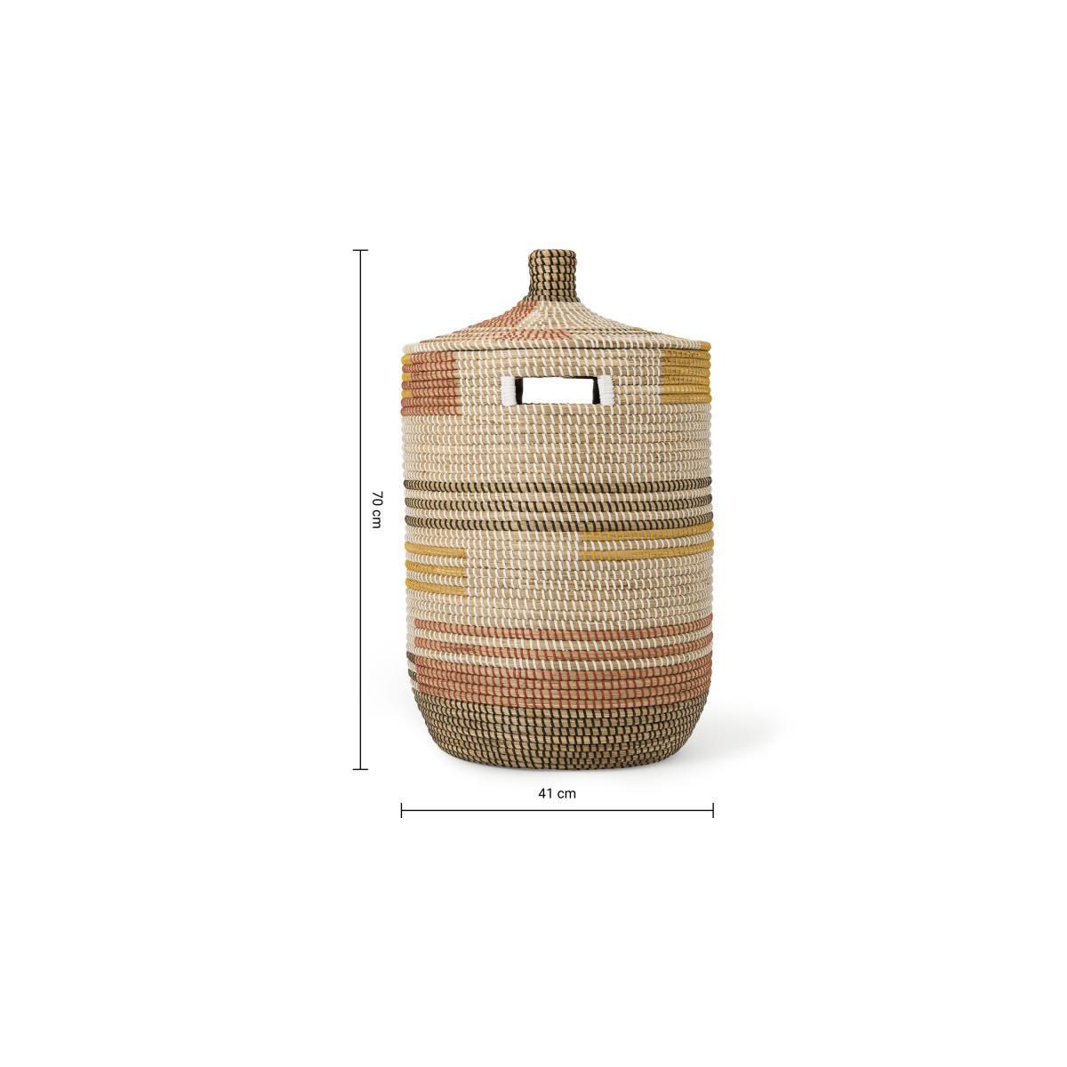 Albus Laundry Basket, Multi Natural Seagrass – image 9