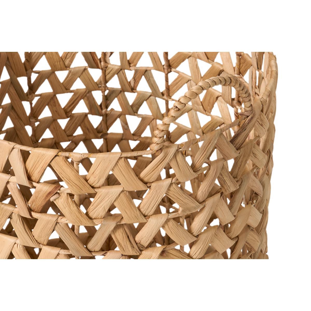 Jamal Laundry Basket, Natural Water Hyacinth – image 6