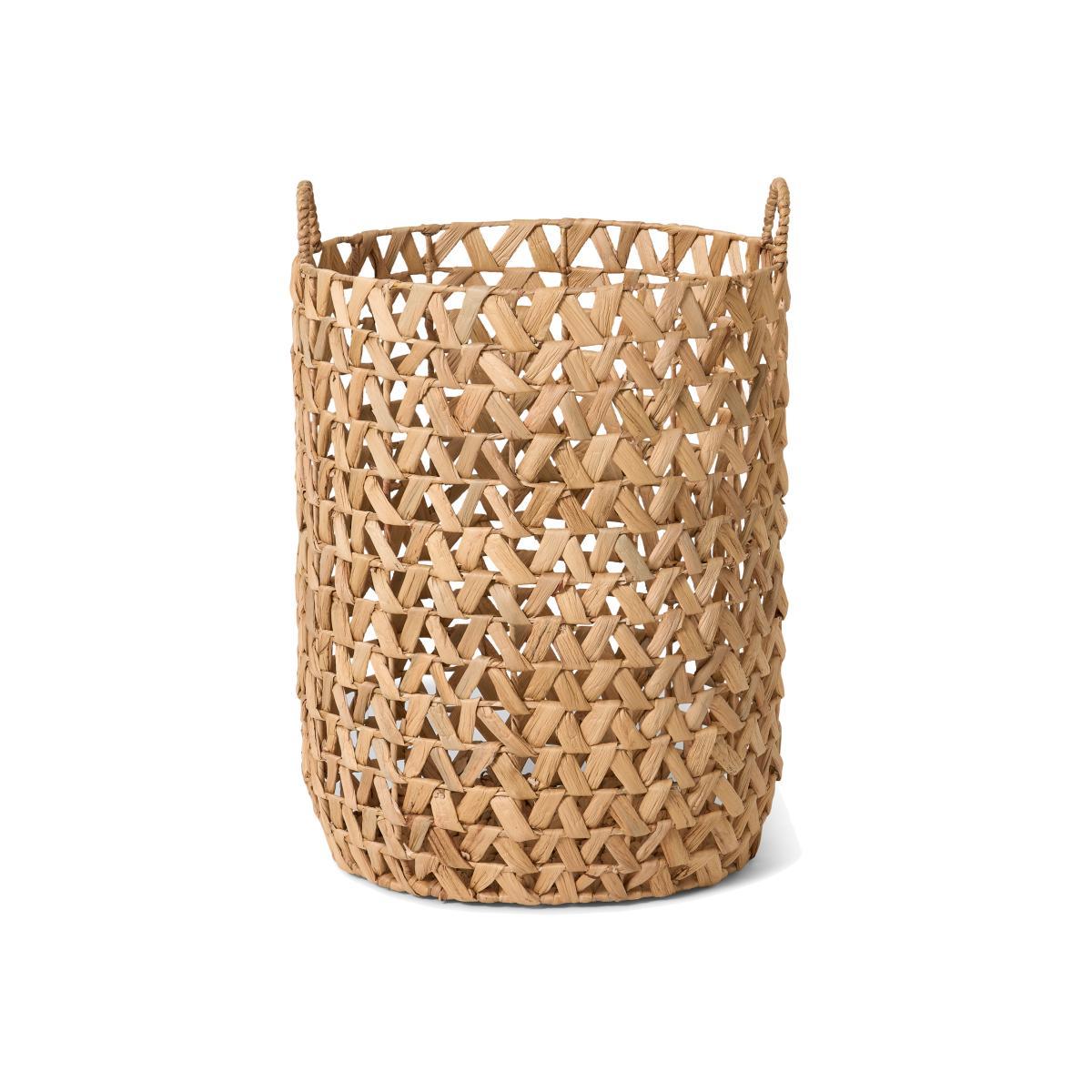 Jamal Laundry Basket, Natural Water Hyacinth – image 1