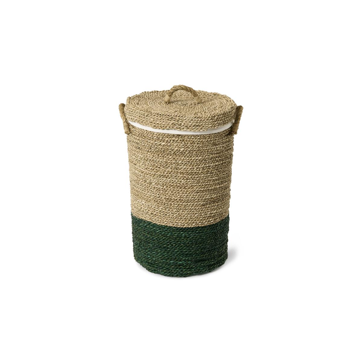 Nelly Laundry Basket, Green Seagrass – image 2
