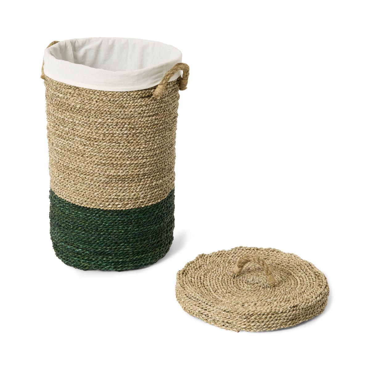 Nelly Laundry Basket, Green Seagrass – image 11