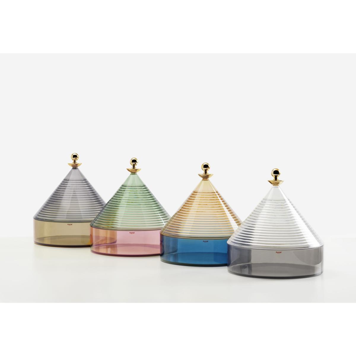 Trullo Box - / Ø 25 x H 27 cm by Kartell Multicoloured – image 3