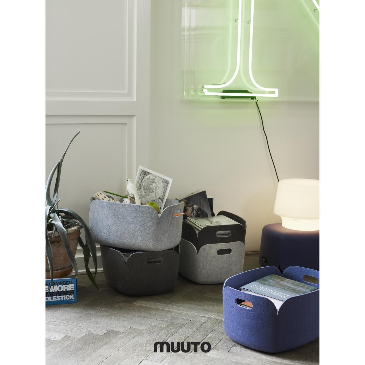 Restore Basket - 100% recycled by Muuto Grey – image 3