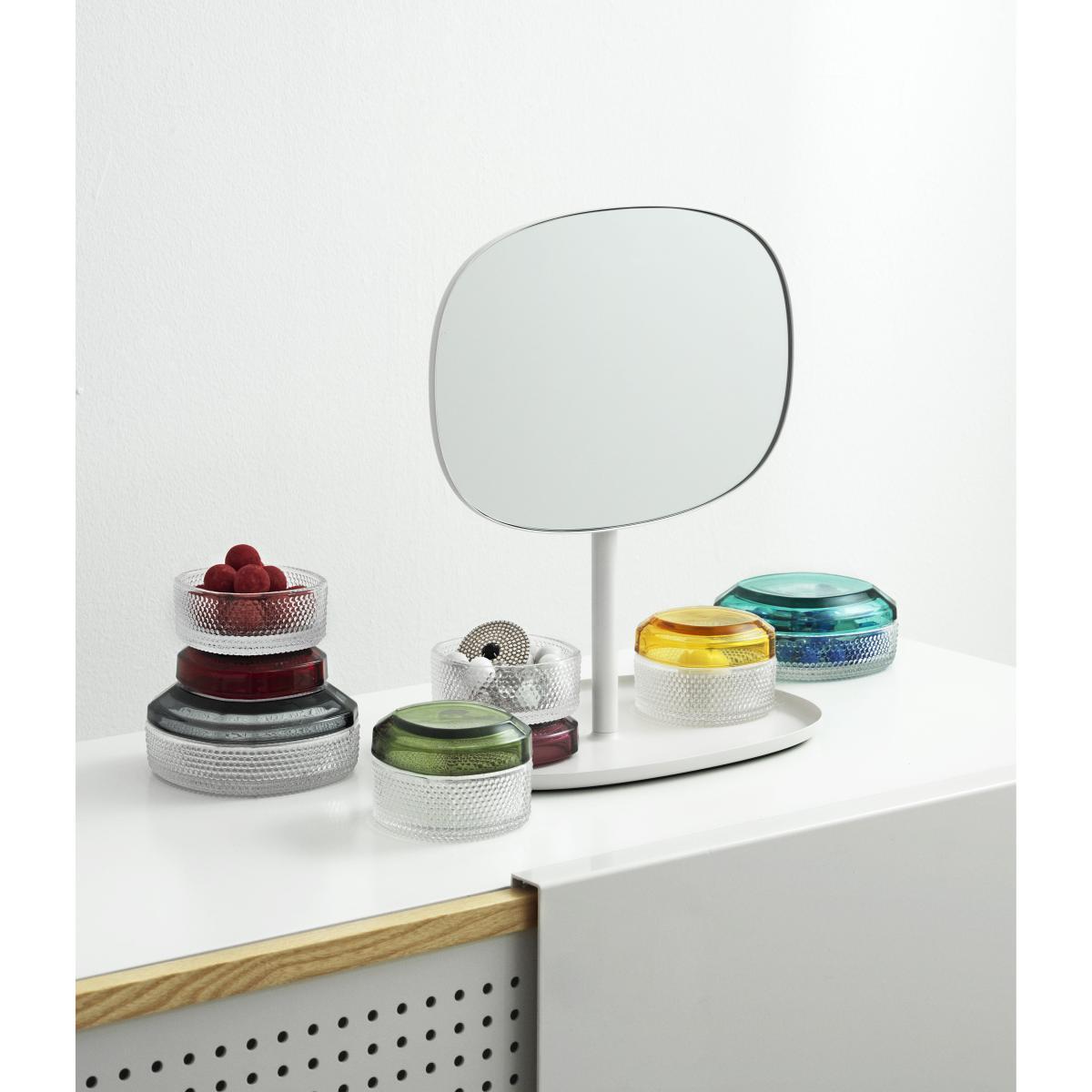 Brilliant L Box - W 12 x H 5 cm by Normann Copenhagen Grey/Transparent – image 2