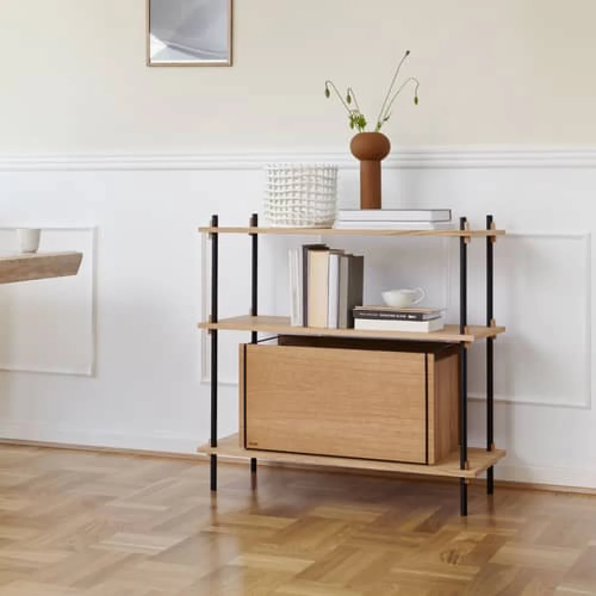 Storage Box Box natural wood / 60 x 31 x H 33 cm - MOEBE – image 3