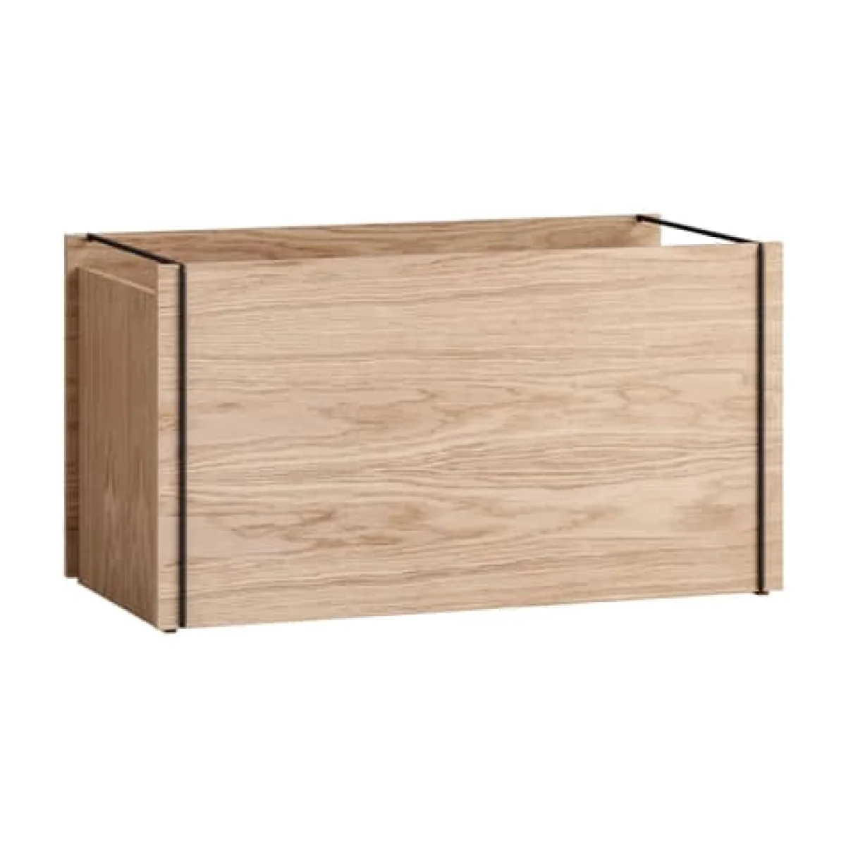 Storage Box Box natural wood / 60 x 31 x H 33 cm - MOEBE – image 1