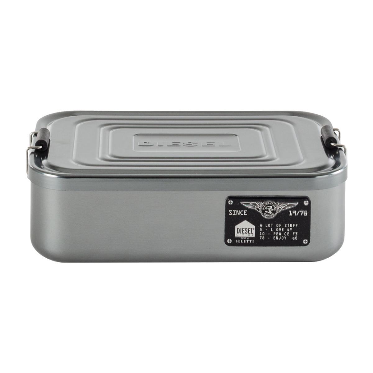 Bento Large Box - / Metal - L 23 x H 7 cm by Diesel living with Seletti Metal – image 1