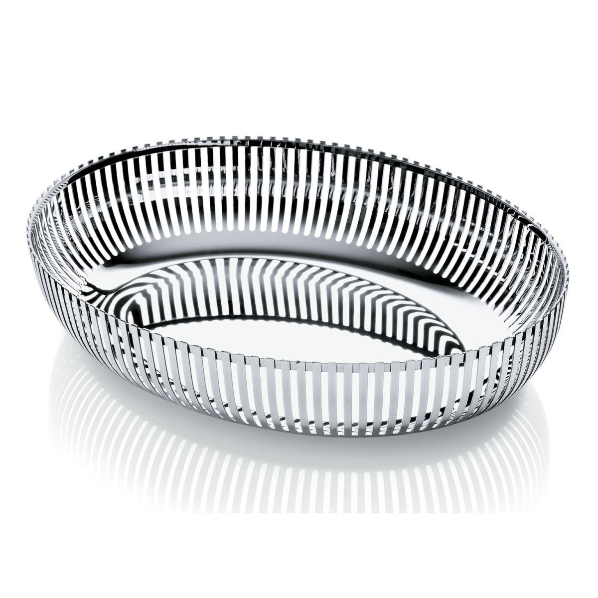 PCH06 par Pierre Charpin Basket - by Pierre Charpin / Ovale 26x20 cm by Alessi Metal – image 2