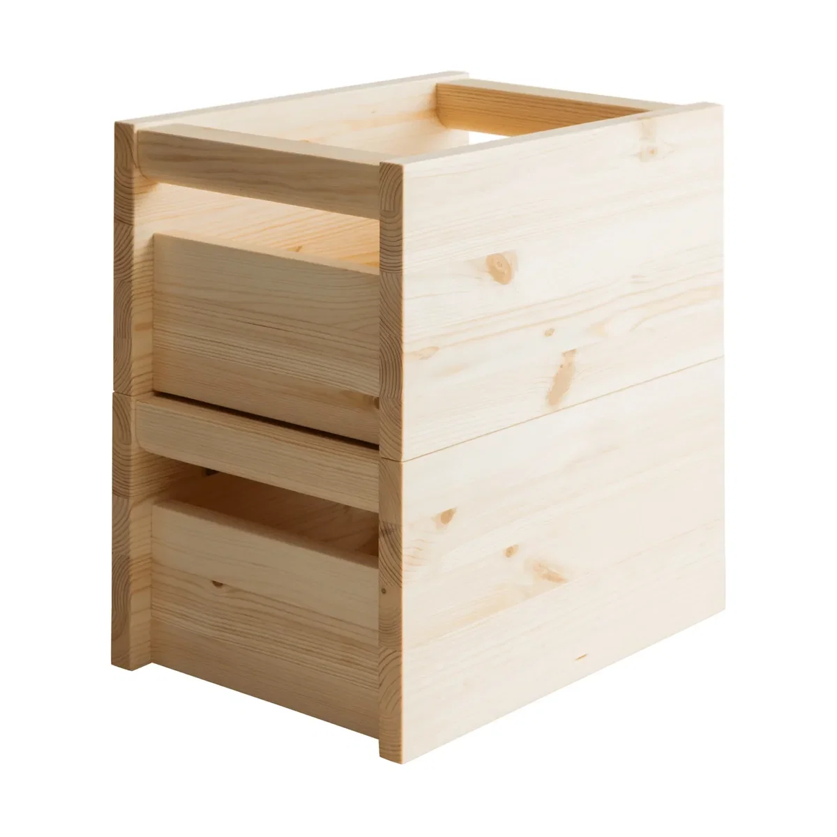 Vaarnii 020 Koppa Crate storage box Oil-waxed pine small 29x43x22 cm – image 5