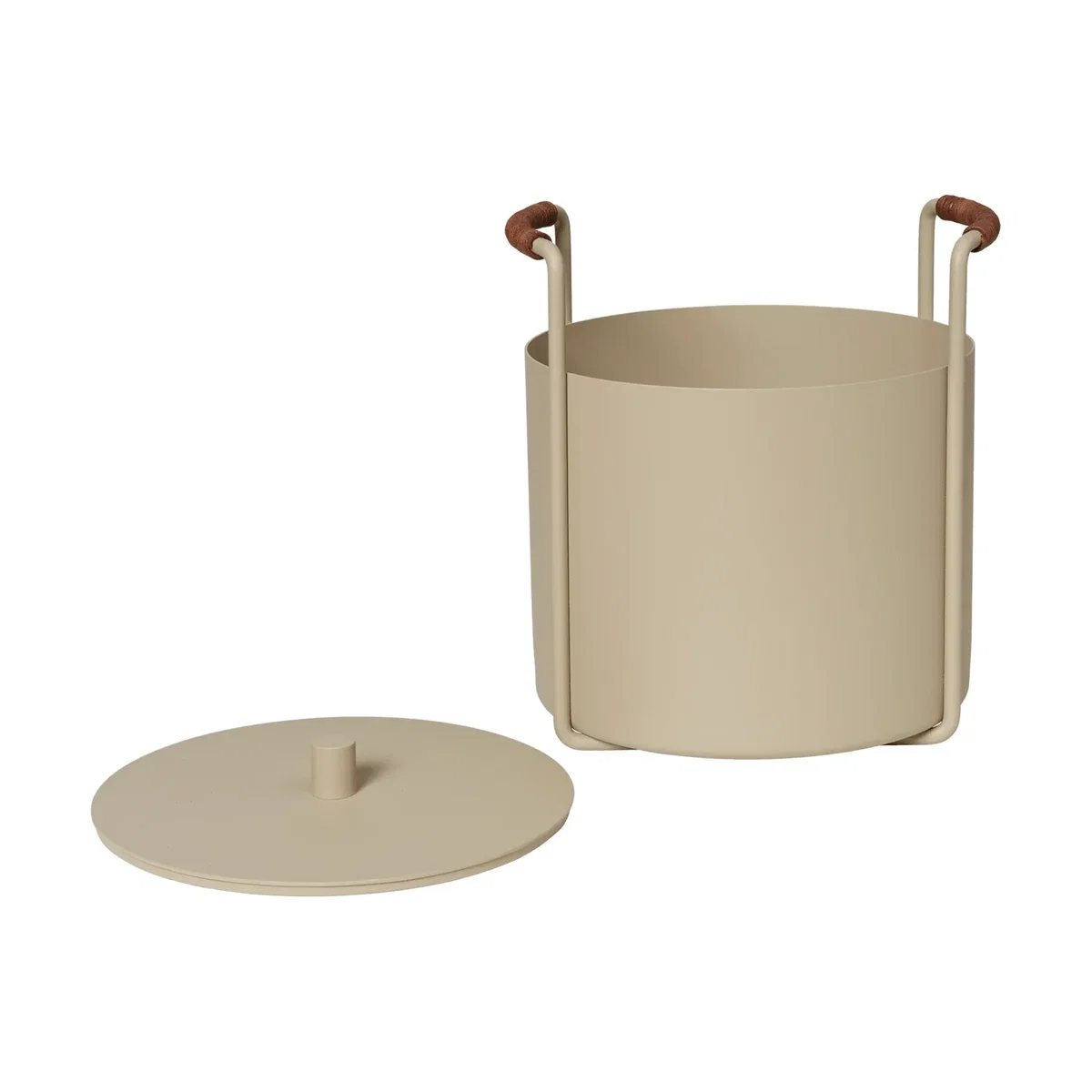 Ferm Living Port kindling and ash bucket Cashmere – image 3