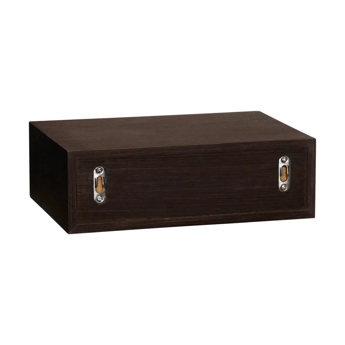 Hübsch Hide storage box Dark oak 30x20x10 cm – image 2