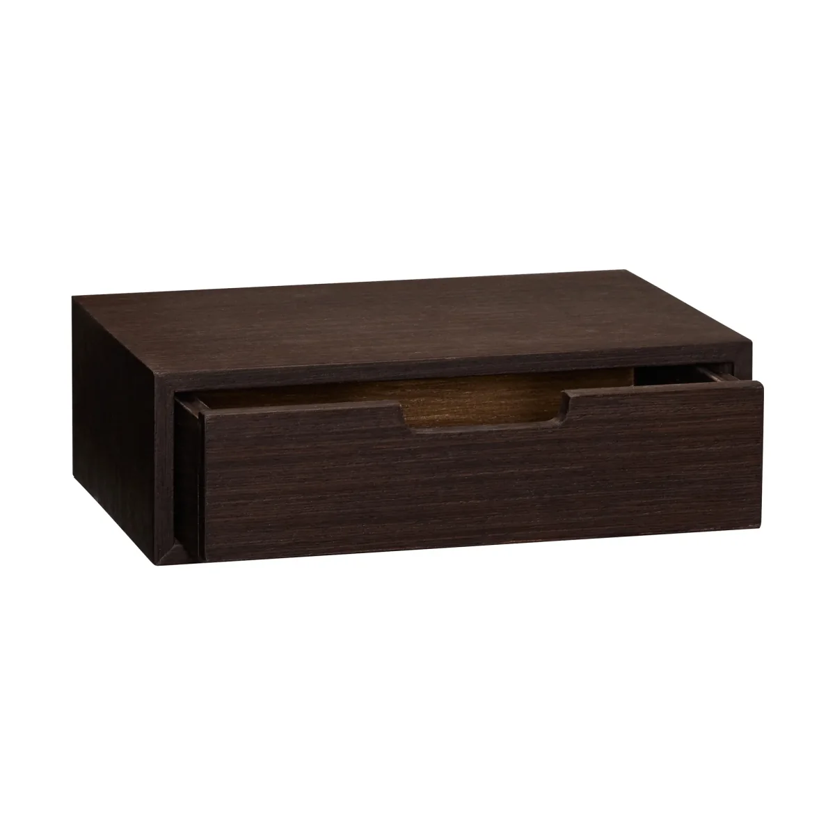 Hübsch Hide storage box Dark oak 30x20x10 cm – image 3