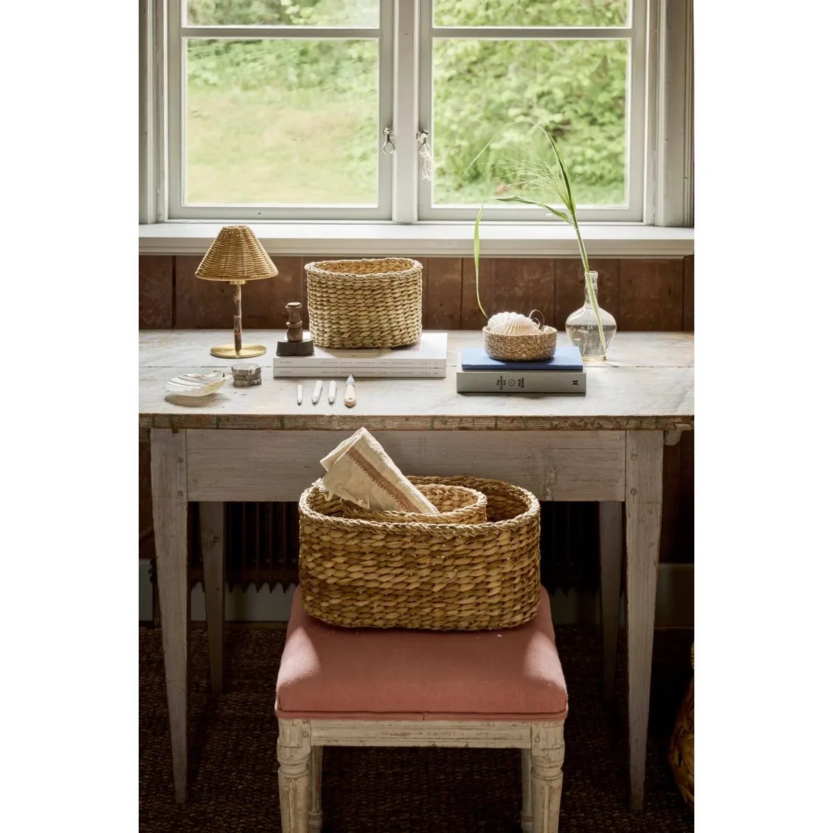 Dixie Esther oval basket 3 pieces Sea grass – image 3