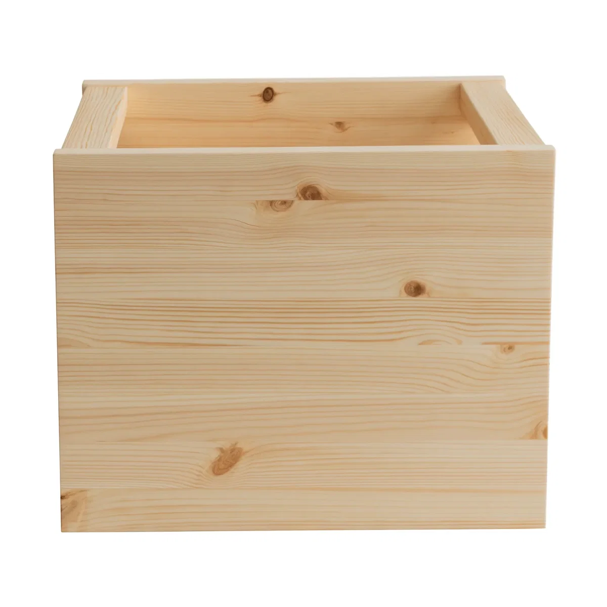 Vaarnii 020 Koppa Crate storage box Oil-waxed pine large 38x43x36 cm – image 4