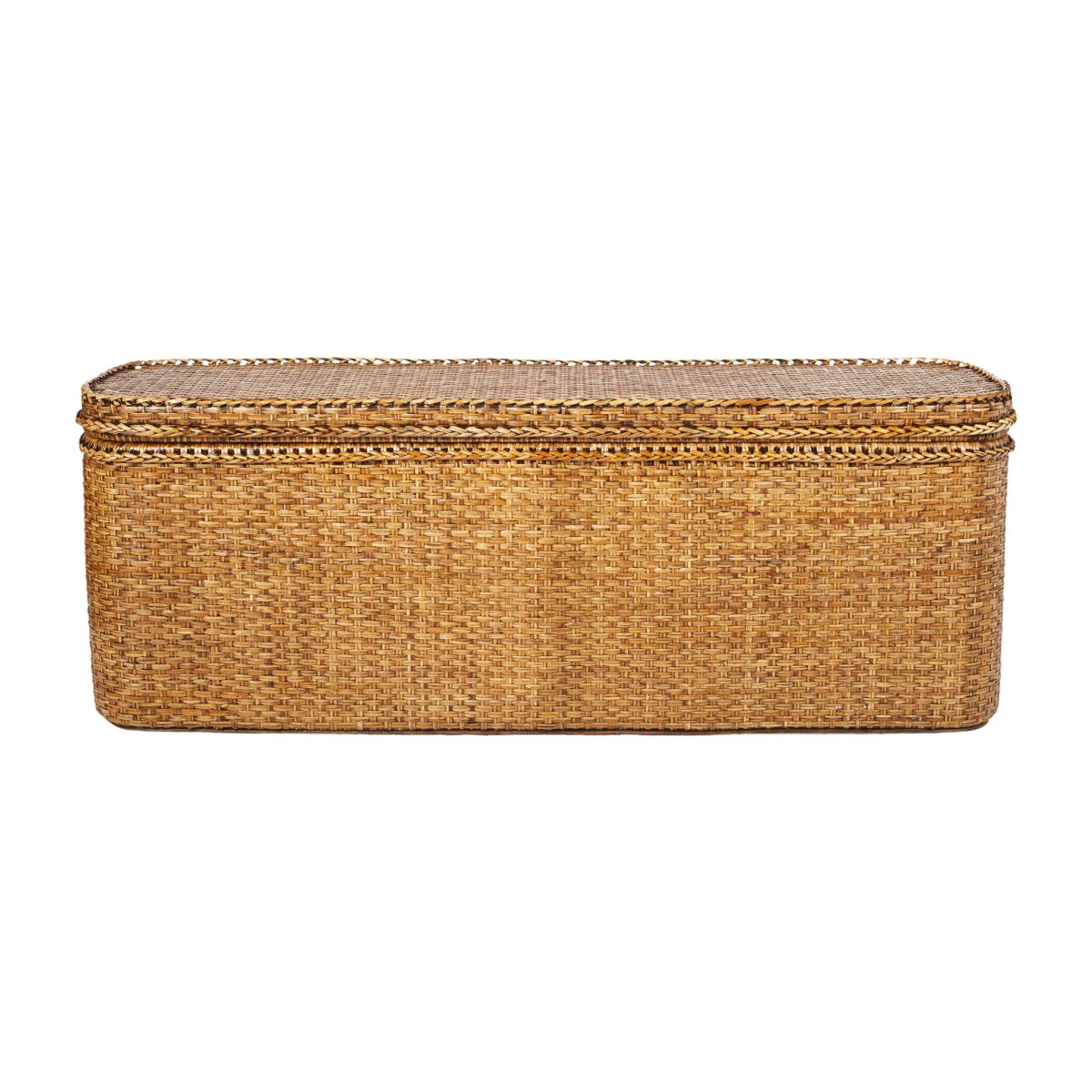 Rattan Indochine Bed-End Chest – image 1