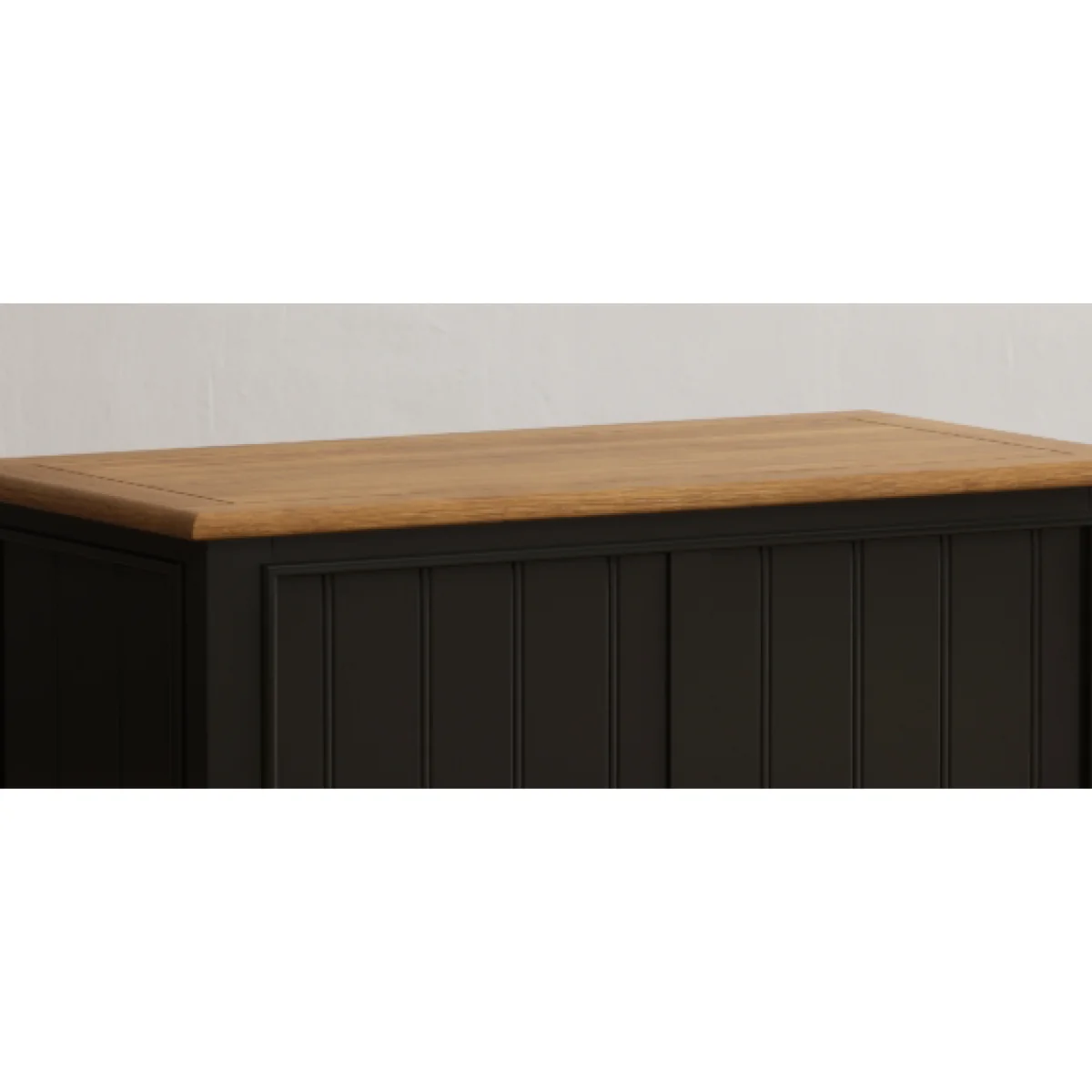 Charlton Oak and Black Painted Blanket Box – image 9